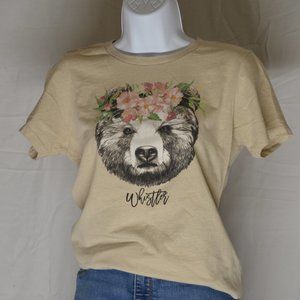 T-Shirt with Bear Graphic